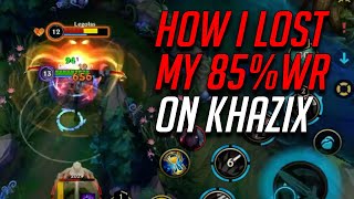 WILD RIFT HOW I LOST MY 85% WR ON KHAZIX - CLASSIC SOLOQ EXPERIENCE