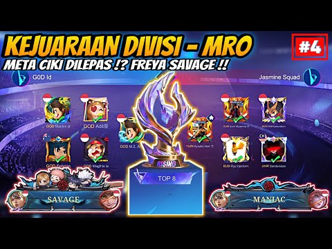 Meta Ciki Dilepas !? Freya Savage !! Kejuaraan Divisi MRO Part 4 - Perebutan 8 Besar