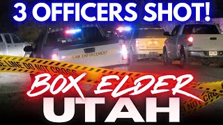 3 OFFICERS SHOT!! Box Elder Utah. MASS SHOOTING!!