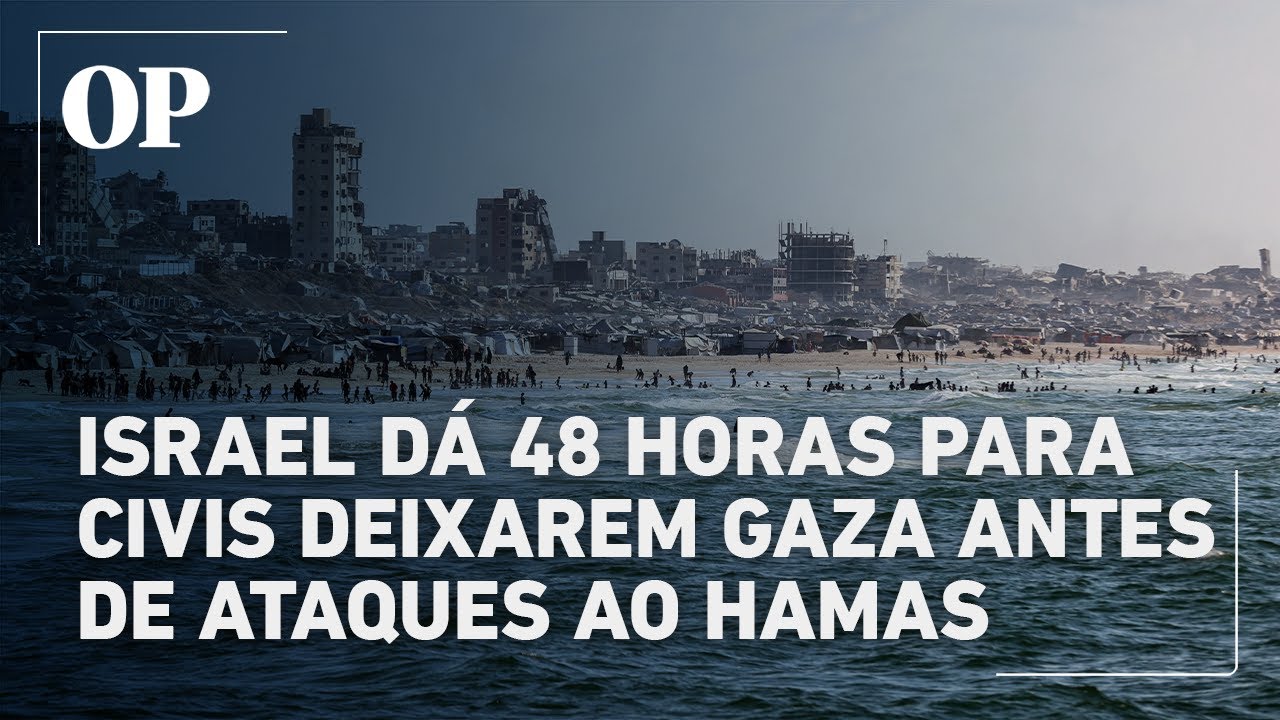 Israel dá 48 horas para civis deixarem Gaza antes de intensificar ofensiva