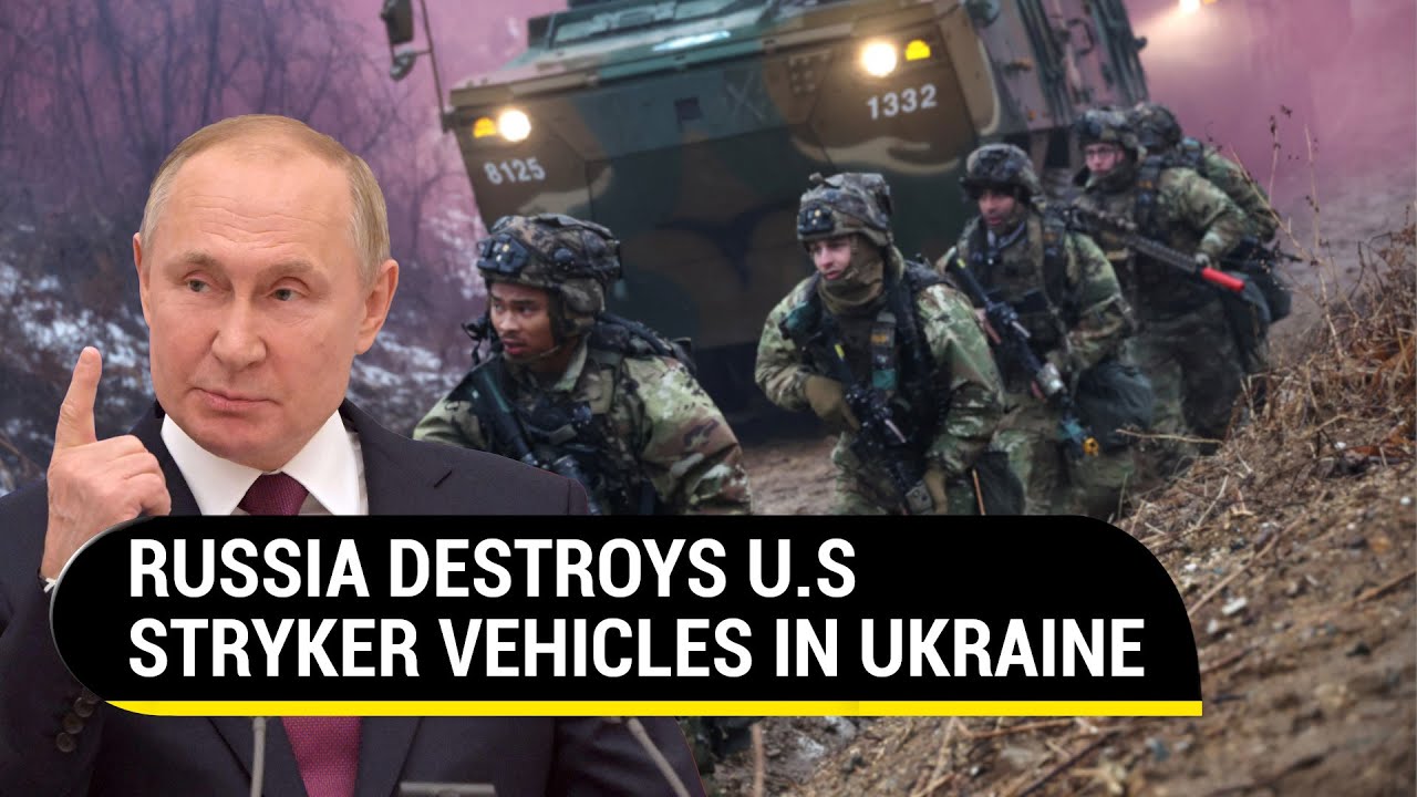 Russian Forces Blow Up American Stryker Armoured Vehicles For The First Time In Ukraine