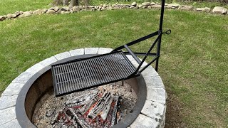 Homemade Fire Pit Grill