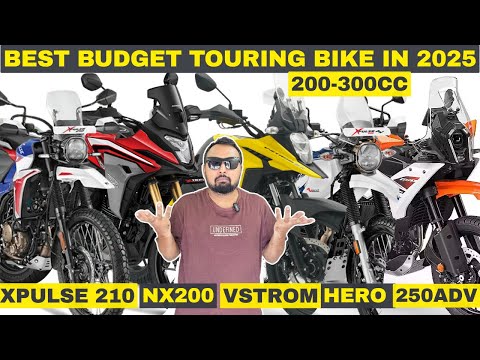 2025 BEST (200-300cc) TOURING BIKE In INDIA | KTM vs Hero vs Honda vs Suzuki vs Bajaj- Full Analysis