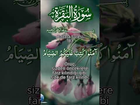 Bakara Suresi 183.Ayet