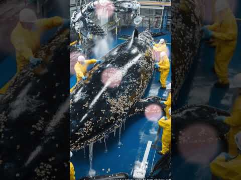 Cleaning the Parasites and Barnacles From Whales Saving feels so special. #ytshorts #whale #shorts