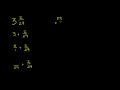 Converting Mixed Numbers to Improper Fractions