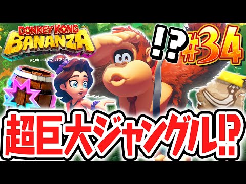 地下600階は原生林の階層!?ジャングルの中でバナモンドを探しまくれ!!Switch2で最速実況Part34【ドンキーコング バナンザ】