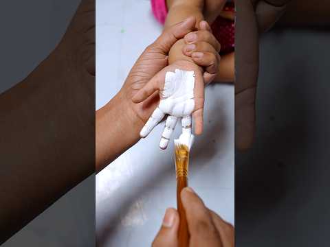 DIY Halloween Drawing with Hand Palm โ Easy & Fun!