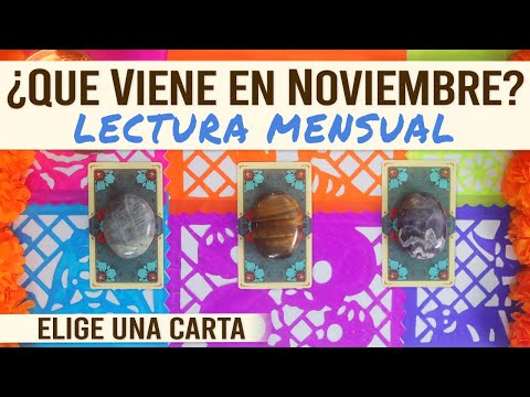 ¿Qué viene en noviembre? || LECTURA MENSUAL 🔮✨🕯️