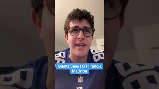 Do you like the Giants pick? #nfl #giants #nfldraft