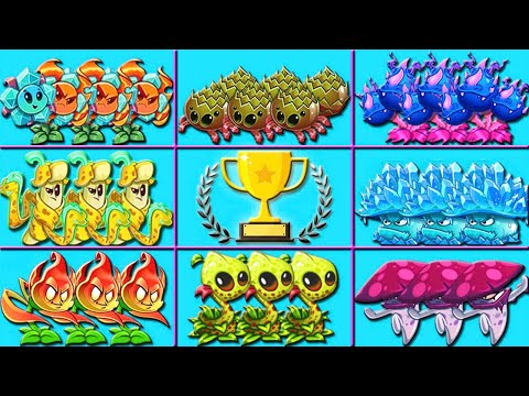 Tournament 8 New Plants - Who Will WIn? - Pvz 2 Plant vs Plant