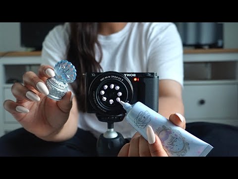 [ASMR] Applying Makeup To Camera Lens 📷 With Layered Sounds No Talking 