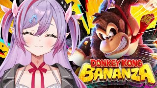 #4【ドンキーコング バナンザ 】リゾート地探索！【#夜羽月みるか/Varium】