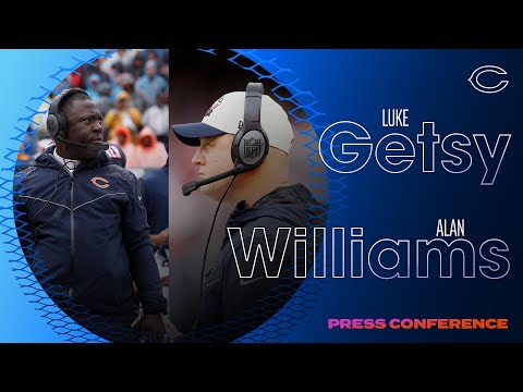 Luke Getsy and Alan Williams discuss preparations for week 2 | Chicago Bears video clip