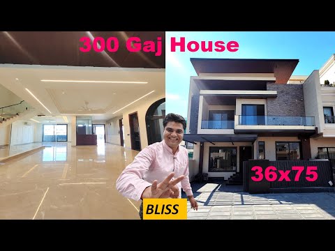 Basement House Design In India | 300 Sq Yard House Design | 300 Gaj House Design with Basement