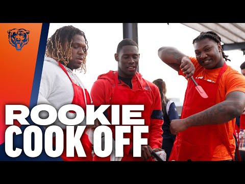 Rookies compete in a cook off | Chicago Bears video clip