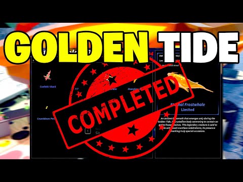 Roblox Fisch - HOW TO COMPLETE GOLDEN TIDE BESTIARY (Full Guide)