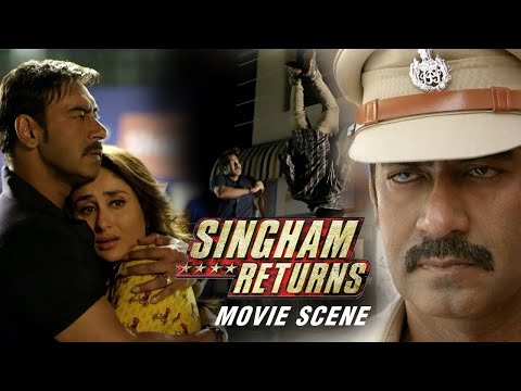 Singham In A Solid Action Fight | Singham Returns | Movie Scene