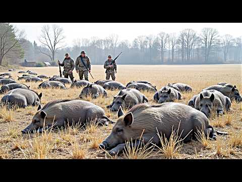 Como os agricultores americanos lidam com milhões de javalis que invadem fazendas e cidades?