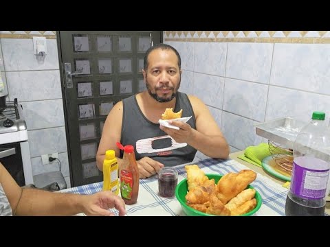 FIZ FOGAZZA FRITA PARA NOSSO LANCHINHO DA NOITE