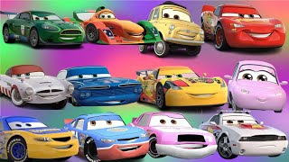 Looking For Disney Cars Lightning McQueen, Wrong Head Disney Cars, Luigi ,Brick Yardley, Snot Rod