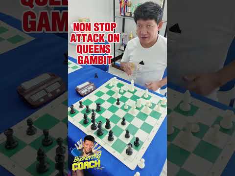 Non Stop Attack on Queens Gambit Declined!  #chess#biyaherongcoach #chessplayer