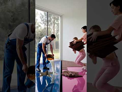 THIS SPLIT FLOOR IS UNREAL ๐ฑ๐ฅ๐งก Luxury Epoxy Transformation