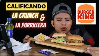 CALIFICANDO BURGUER KING  PARTE 2- ASMR