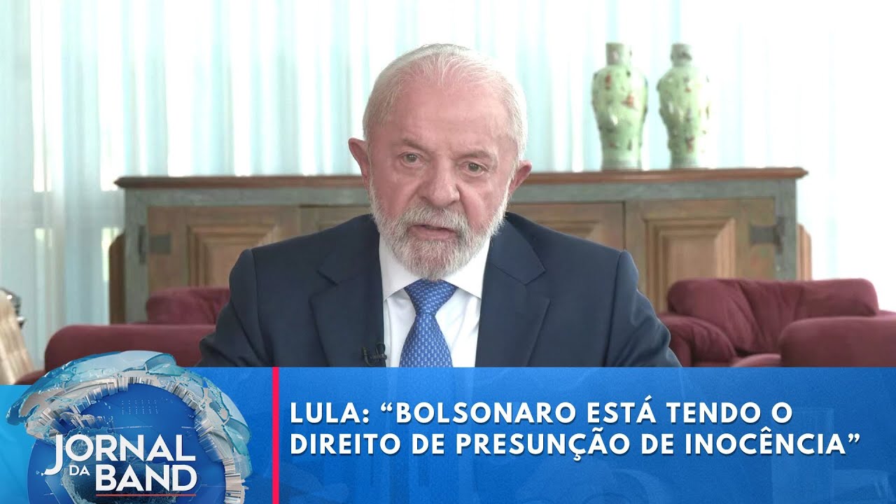 Lula sobre anistia: “Bolsonaro está tendo o direito de presunção de inocência” | Jornal da Band
