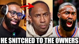 ‘Your Fake Sources Got Me TRADED!!’ Jaylen Brown CHECKS Stephen A LIVE! Stephen A RESPONDS MUST SEE!
