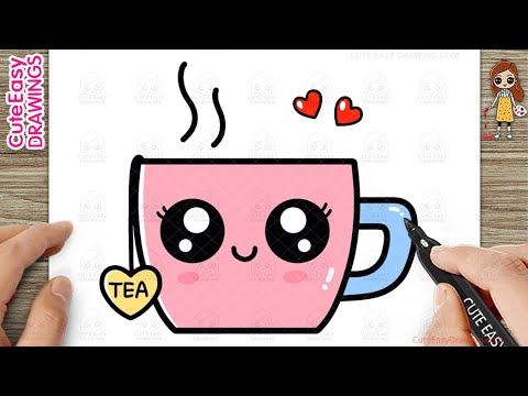 How to Draw a Cute Cup Simple & Easy for Kids