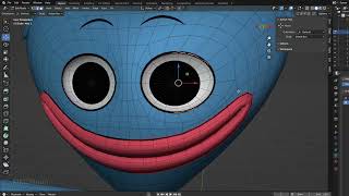 Poppy Playtime - Huggy Wuggy 3D Modeling Timelapse (Early Access #3)