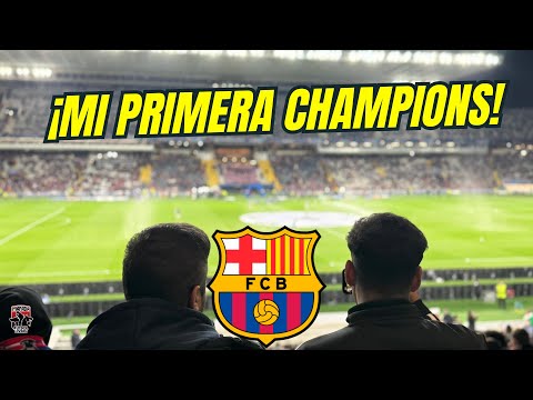 ¡Mi Primer Partido de CHAMPIONS! 😱🔥 Barcelona vs Stade Brestois – ¡Vive esta Experiencia Épica! 💙❤️