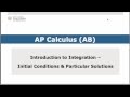 Differential Equations and Integration Concepts