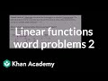Comparing Linear Functions in Word Problems