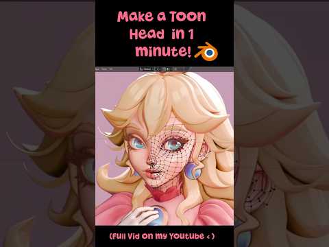 EASIEST TOON HEAD TUTORIAL - [BLENDER PT 1]
