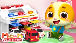 Aku Suka Mobil Mainanku | Mobil Polisi | Ambulans | MeowMi Family Show Bahasa Indonesia