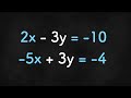 Solving Systems of Equations by Elimination Techniques
