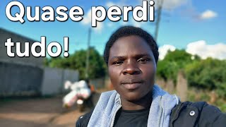 Quase me afoguei no caminho do trabalho 