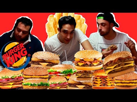 PEDIMOS O MENU INTEIRO DO BURGER KING (R$700 REAIS)