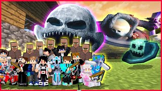 100 YOUTUBER TERINFEKSI BULAN DAJJAL SCARY MOON WAKEUP 3 DI MINECRAFT ! SEMUA MENINGGOY