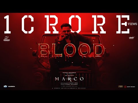 Marco - First Single | Blood | Santhosh Venky | Ravi Basrur | Unni Mukundan | Shareef Muhammed