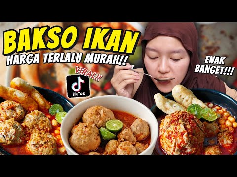 MUKBANG BAKSO VIRAL TIKTOK!! PEDESNYA ENAK BANGEEET!!