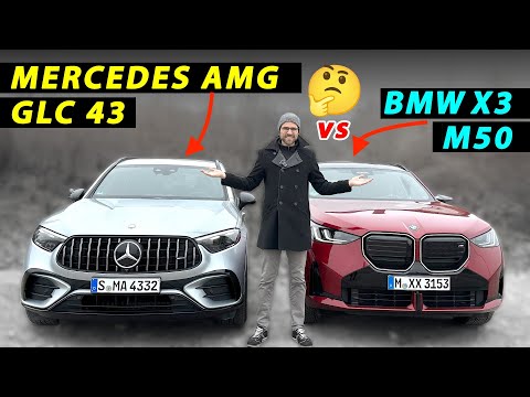 Mercedes-AMG GLC 43 vs BMW X3 M50 head to head - which is the best performance SUV?