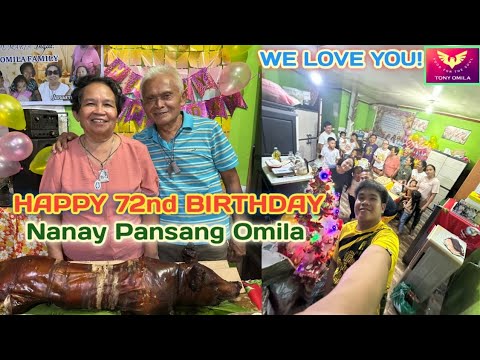HAPPY 72nd BIRTHDAY NANAY PANSANG/ FAMILY BONDING/CHRISTMAS PARTY/ REGALO/GROCERIES (Jan. 8, 2026)