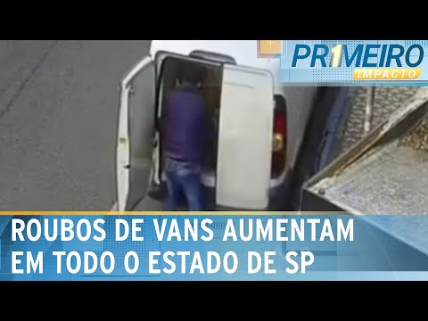 Roubo de carros utilitários em SP aumenta 24%, indica pesquisa | Primeiro Impacto (05/06/24)