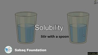 Solubility