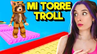 Creé MI PROPIA TORRE TROLL para Trollear a MANDARINA en Roblox 😱