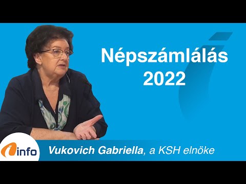 Minden, amit a 2022-es népszámlálásról tudni kell. Vukovich Gabriella, a KSH elnöke, InfoRádió Aréna