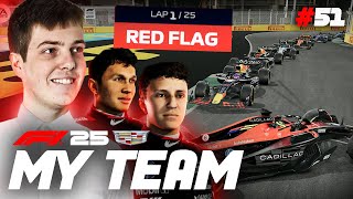 LAP 1 CARNAGE! RED FLAG! F1 25 Cadillac My Team Career | S3 R4 Saudi Arabian GP